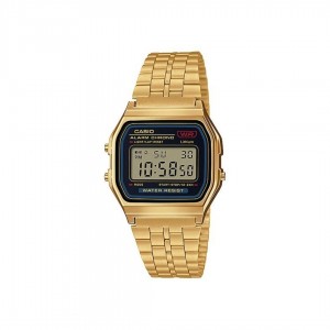 Casio Vintage A159WGEA-1 Gold Stainless Steel Band Unisex Watch