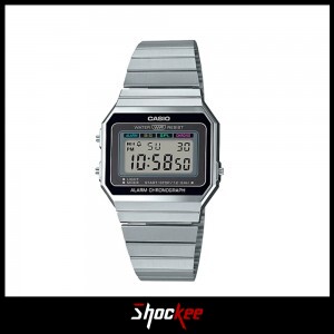Casio Vintage A700W-1A Silver Stainless Steel Youth Watch