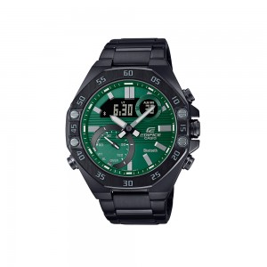 Casio Edifice ECB-10DC-3A Black Stainless Steel Band Men Watch