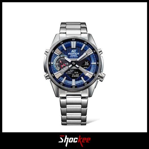 Casio Edifice ECB-S100D-2A Silver Stainless Steel Band Men Watch