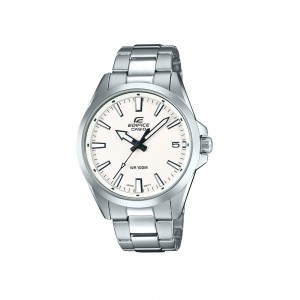Casio Edifice EFV-100D-7A Silver Stainless Steel Band Men Watch